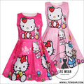New skirt girl performance skirt girl cat dress girl cartoon skirt