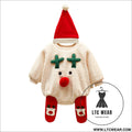 Newborn baby clothes autumn and winter suit men and women baby wrap clothes - red / 66cm
