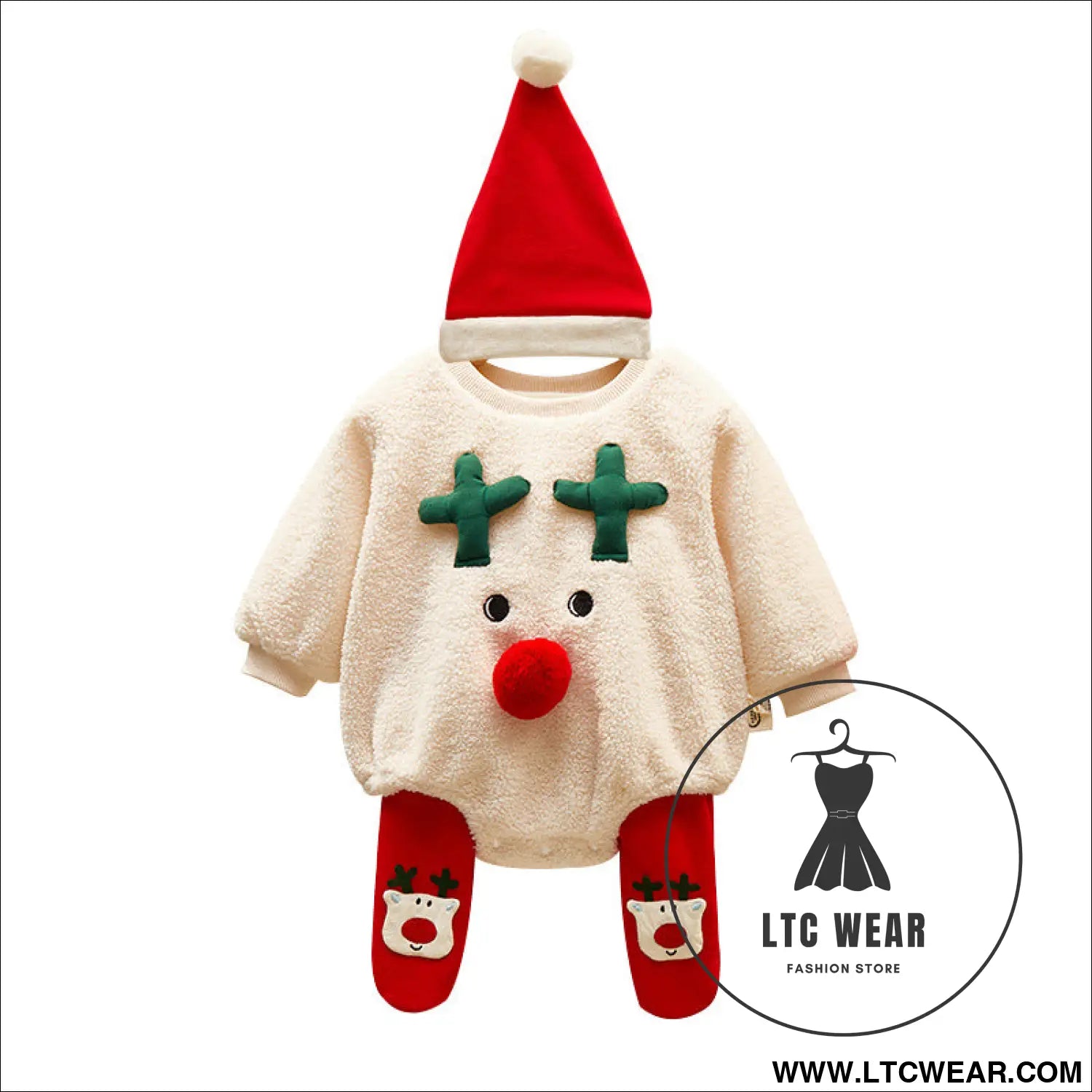 Newborn baby clothes autumn and winter suit men and women baby wrap clothes - red / 66cm