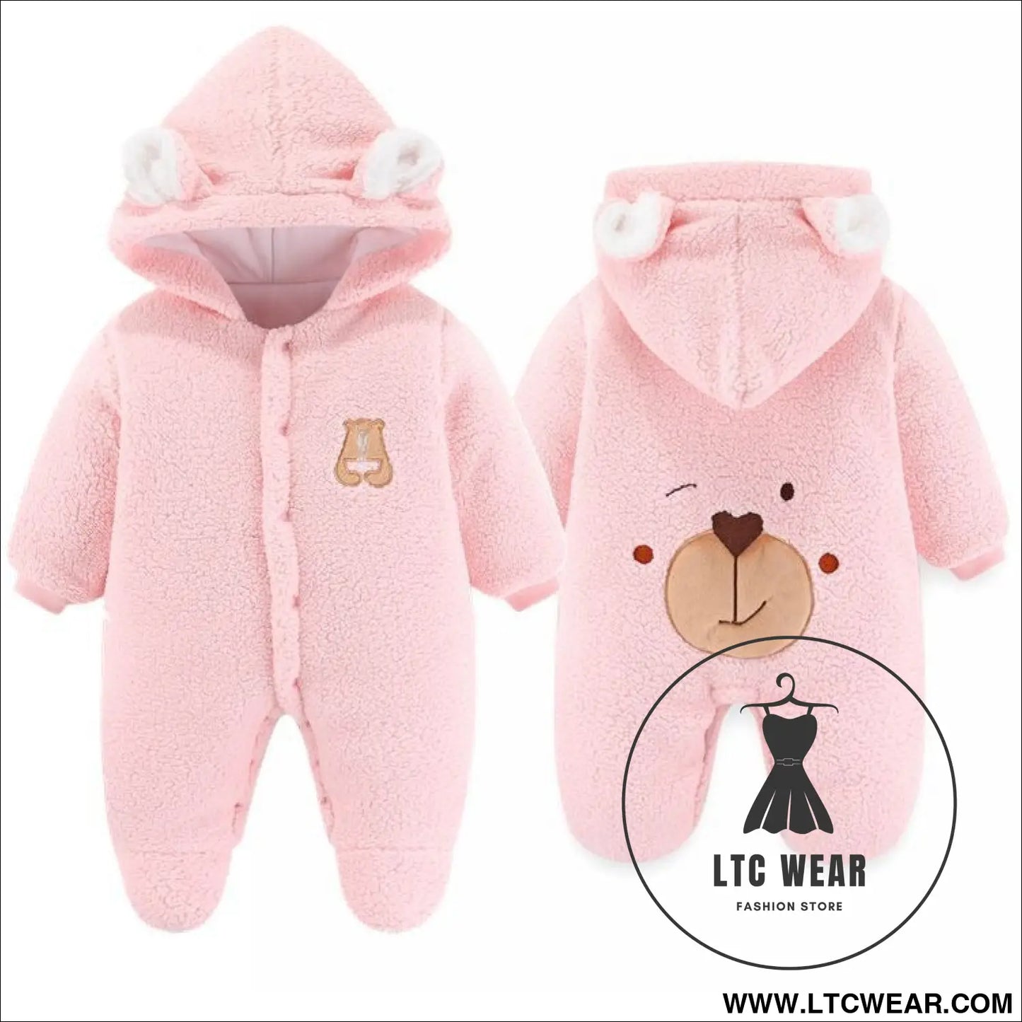 Newborn baby clothes onesie autumn and winter suit netflix thickened warm baby out holding clothes winter