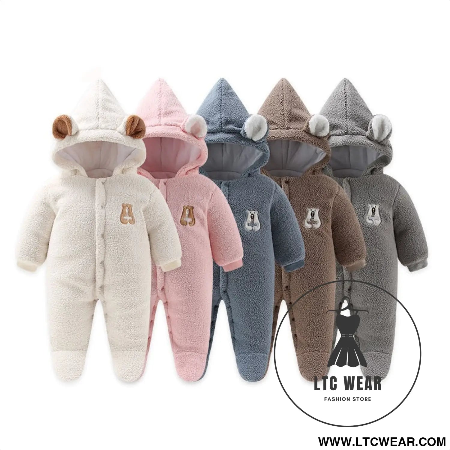 Newborn baby clothes onesie autumn and winter suit netflix thickened warm baby out holding clothes winter