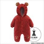 Newborn baby one-piece clothes baby clothes romper baby cotton winter clothes baby clothes out romper crawling clothes