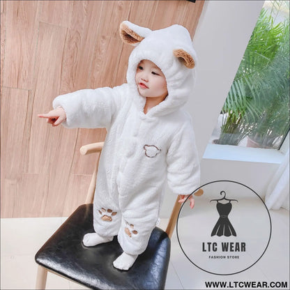 Newborn baby one-piece clothes baby clothes romper baby cotton winter clothes baby clothes out romper crawling clothes