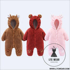 Newborn baby one-piece clothes baby clothes romper baby cotton winter clothes baby clothes out romper crawling clothes
