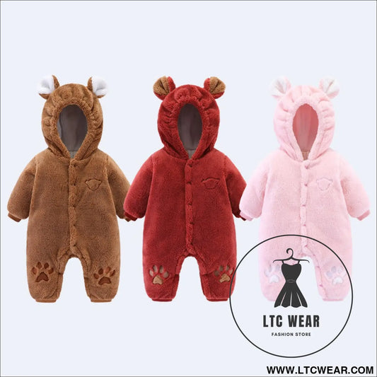 Newborn baby one-piece clothes baby clothes romper baby cotton winter clothes baby clothes out romper crawling clothes