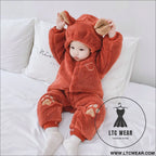 Newborn baby one-piece clothes baby clothes romper baby cotton winter clothes baby clothes out romper crawling clothes