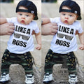 Newborn infant toddler baby boy clothes set kids boys cute short sleeve t-shirt top + pants outfits clothing set