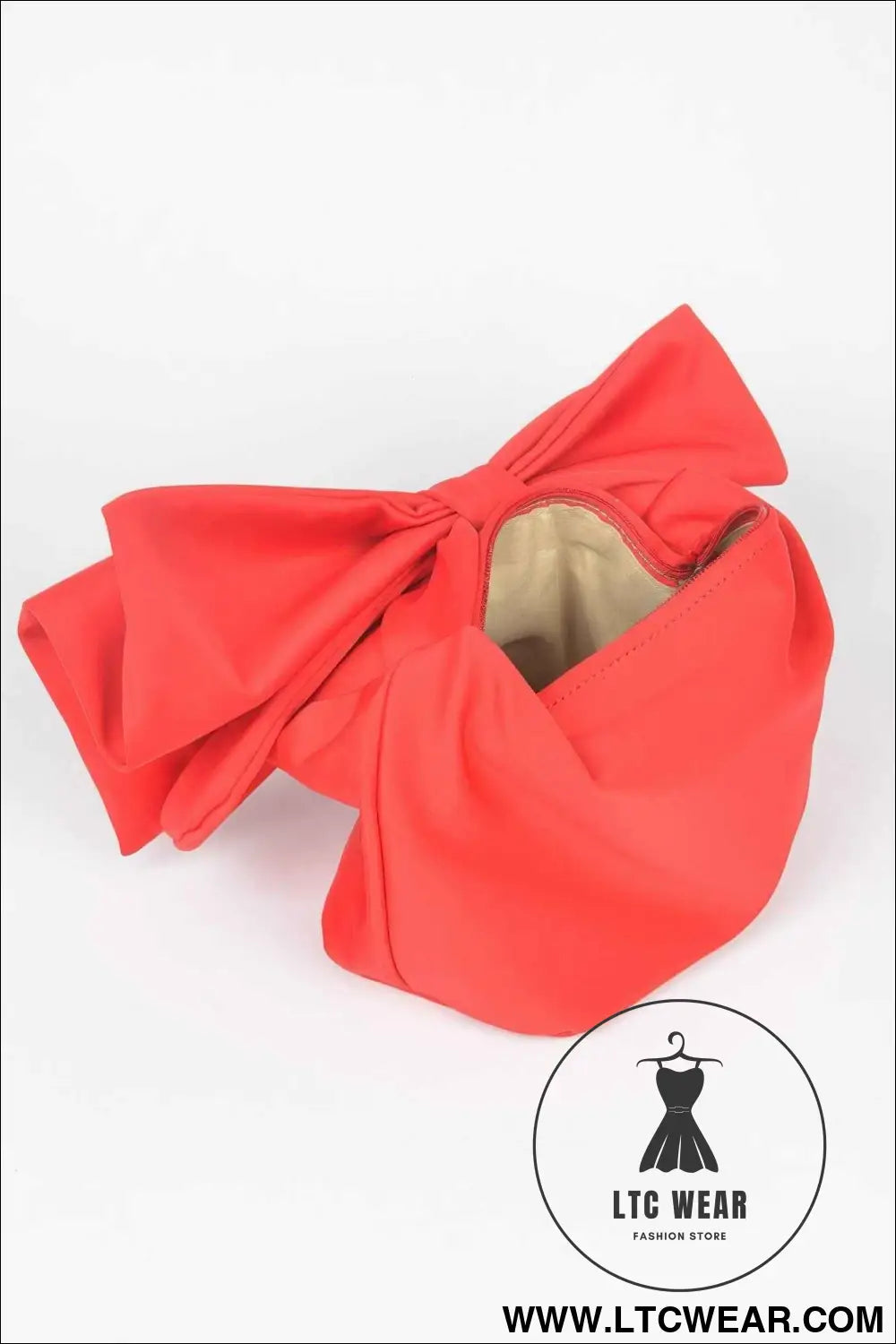Nylon Bow Handle Women's Clutch Bag