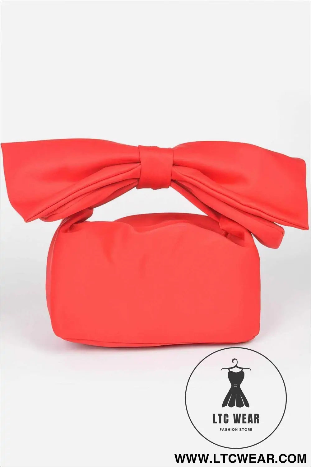 Nylon Bow Handle Women's Clutch Bag