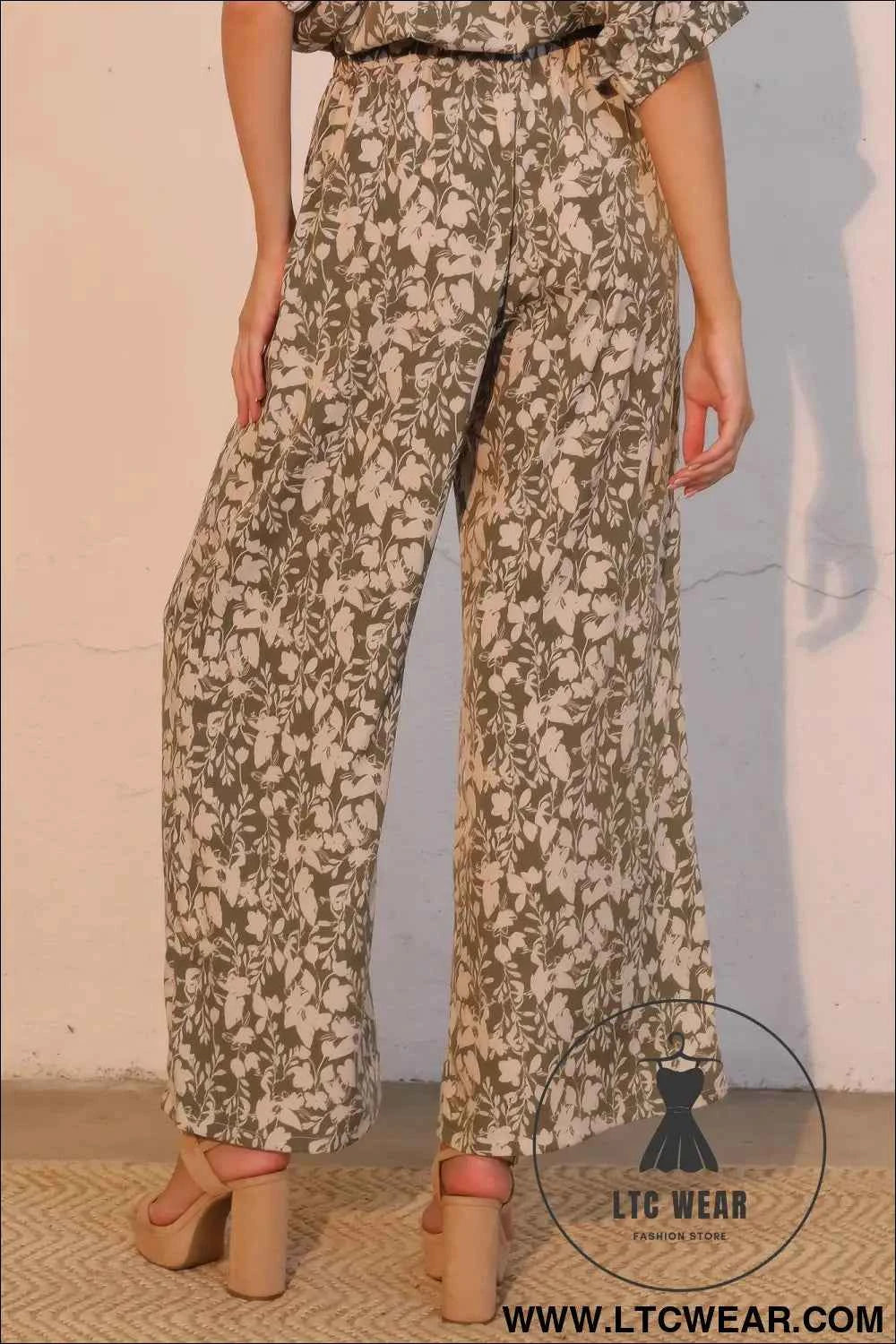 Olive Vine Pocket Pants