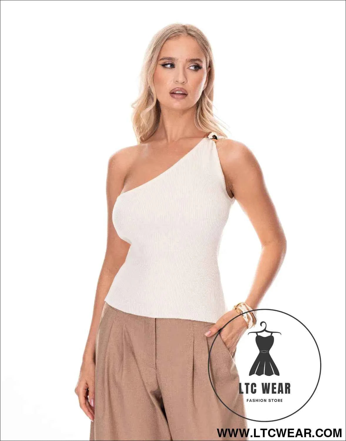 One Shoulder Top for Effortless Style and Comfort