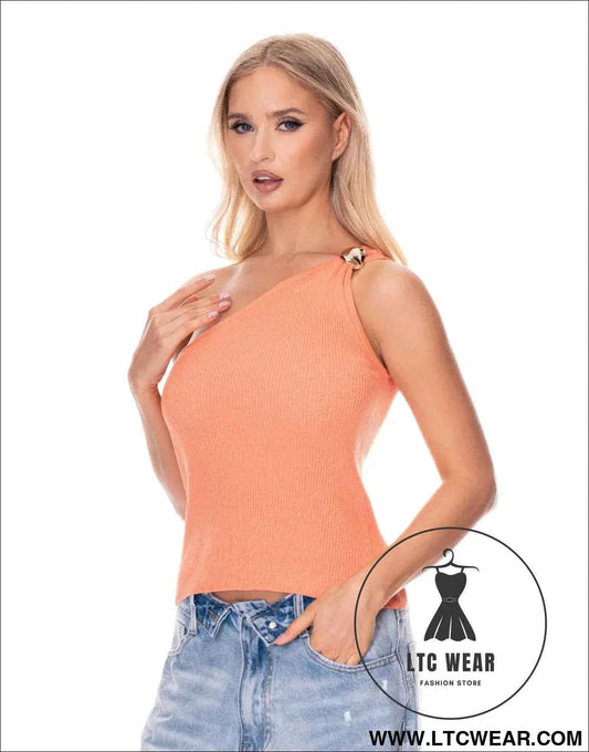 One Shoulder Top - Stylish and Trendy Women’s Apparel