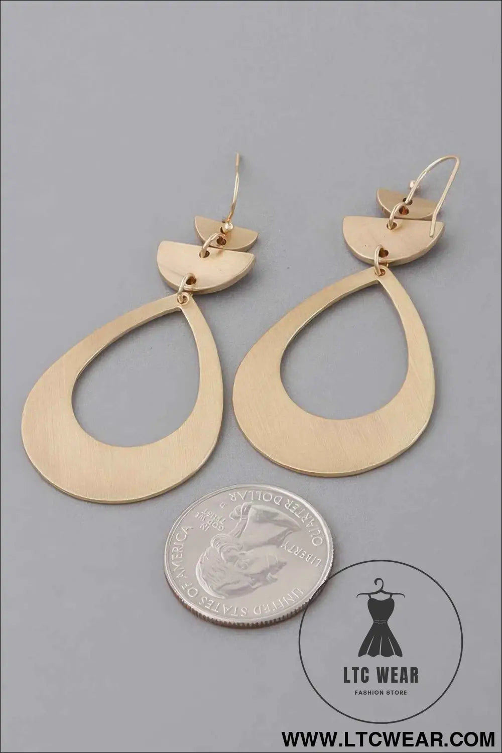 Open Teardrop Earrings