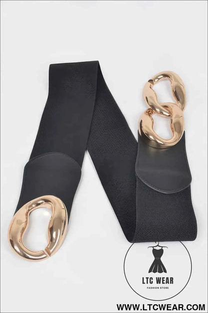 Oversized Chain Plus Size Elastic Belt