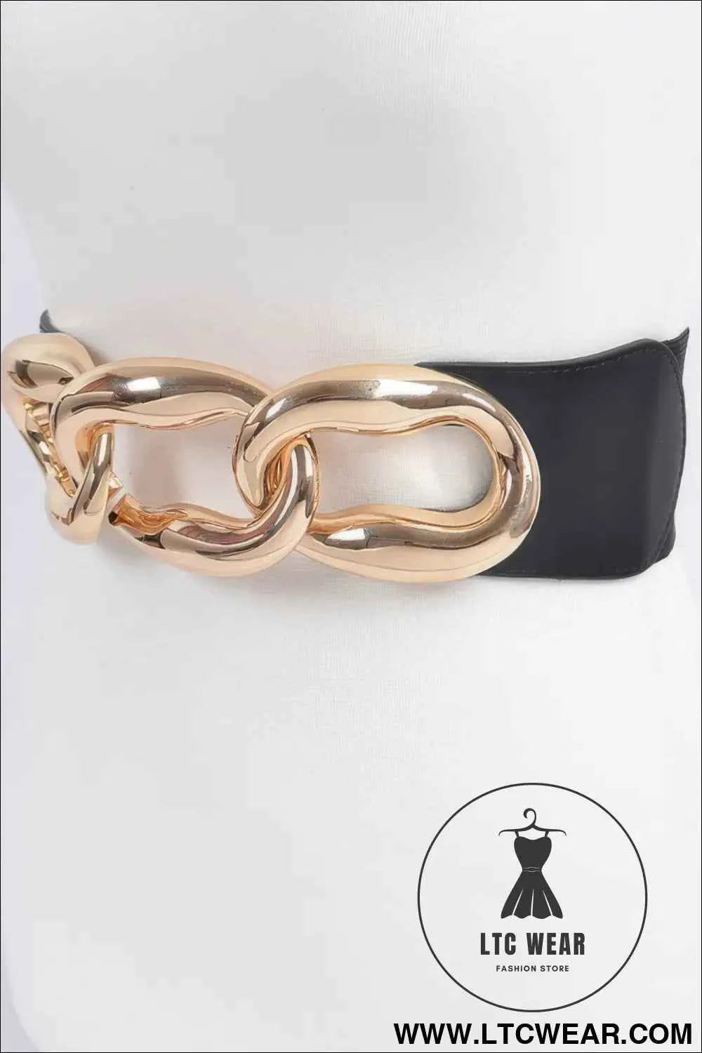 Oversized Chain Plus Size Elastic Belt