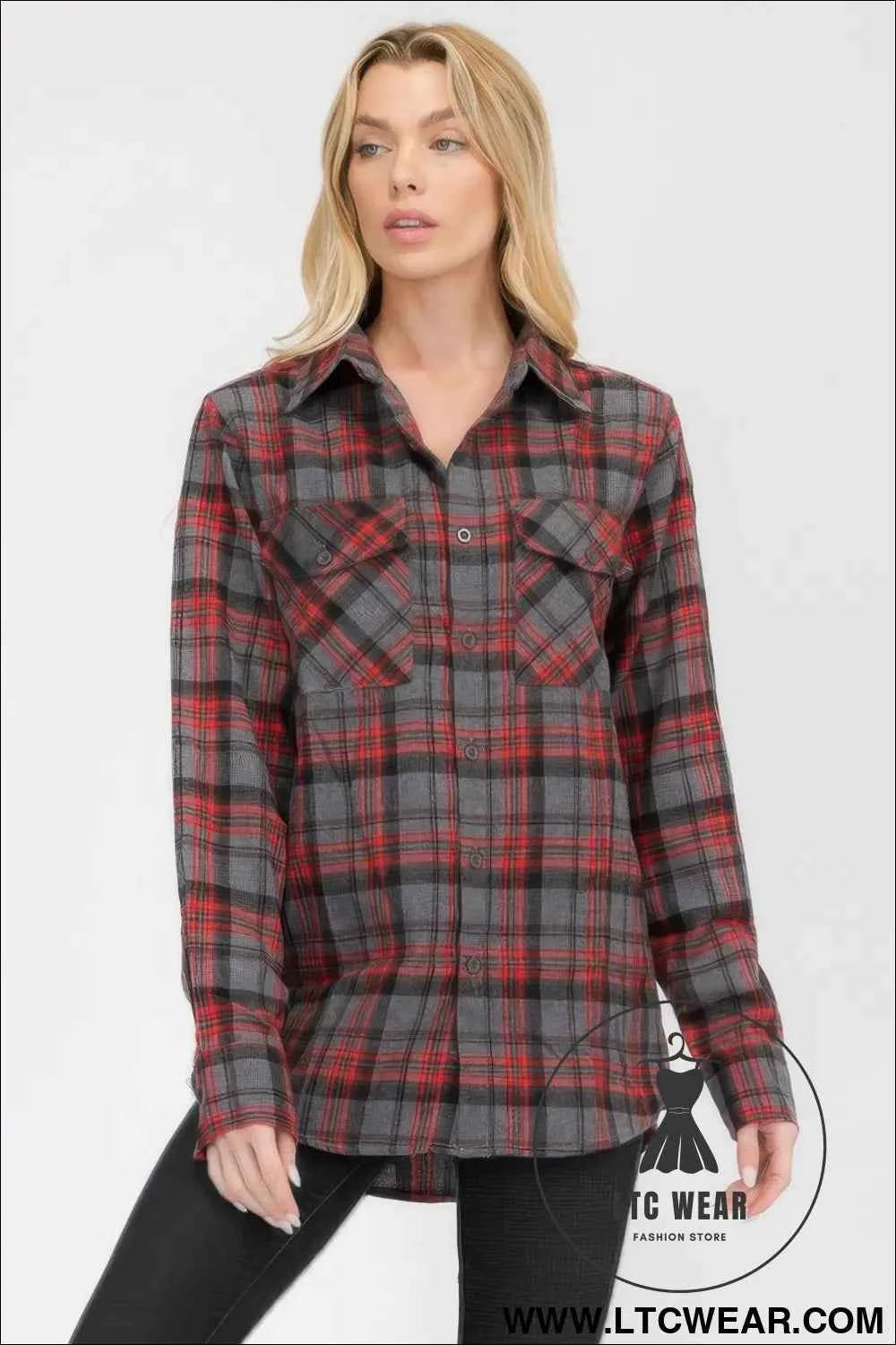 Oversized Plaid Flannel
