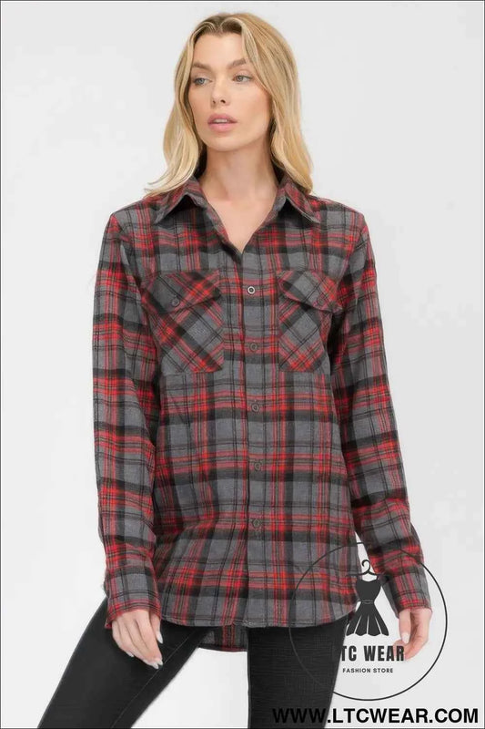 Oversized Plaid Flannel