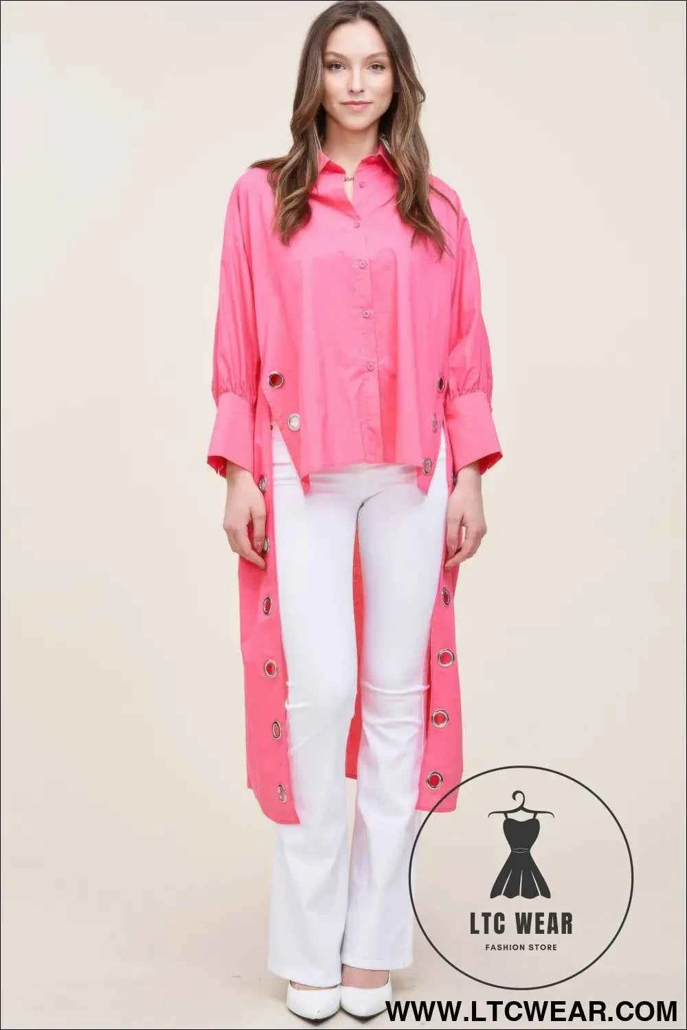 Oversized Shirt With Long Back