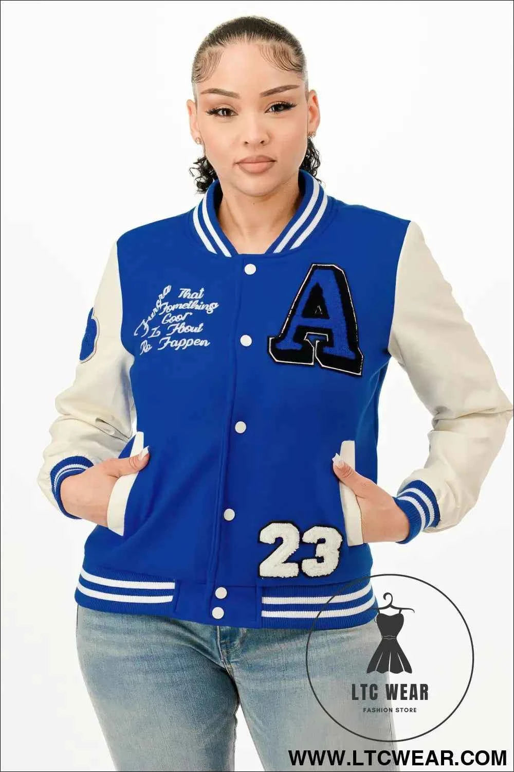 Patch Varsity Bomber Jacket