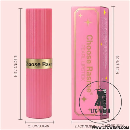 Pearlescent Pink Velvet Lipstick: Long-Lasting & Waterproof - L.T.C Wear Online Fashion Store
