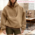 Pet carrier hoodie hands-free dog & cat carry bag unisex sweatshirt for small pets