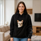 Pet carrier hoodie hands-free dog & cat carry bag unisex sweatshirt for small pets