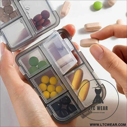 Portable Pill Storage Box: Perfect for Travel & Daily Needs