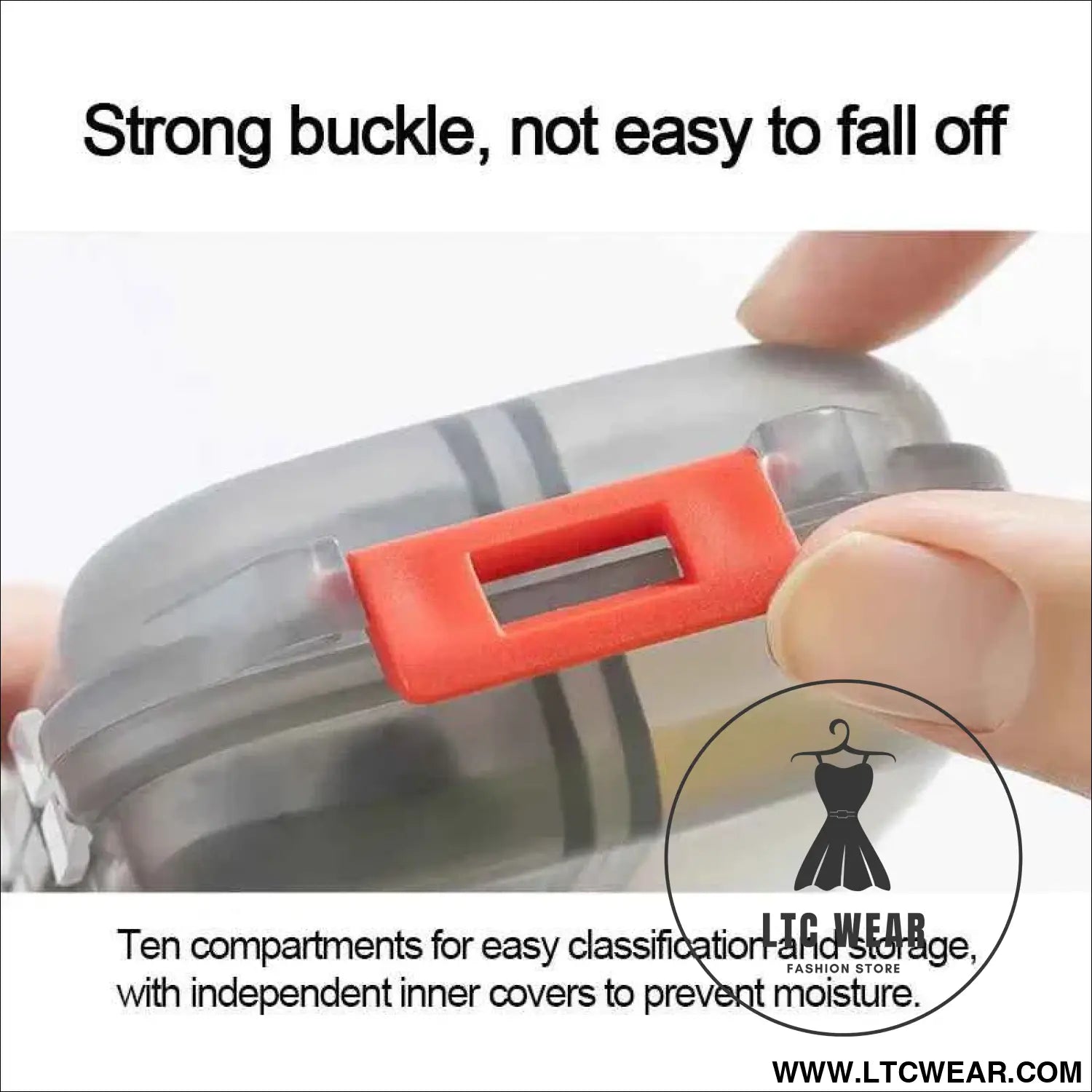 Portable Pill Storage Box: Perfect for Travel & Daily Needs