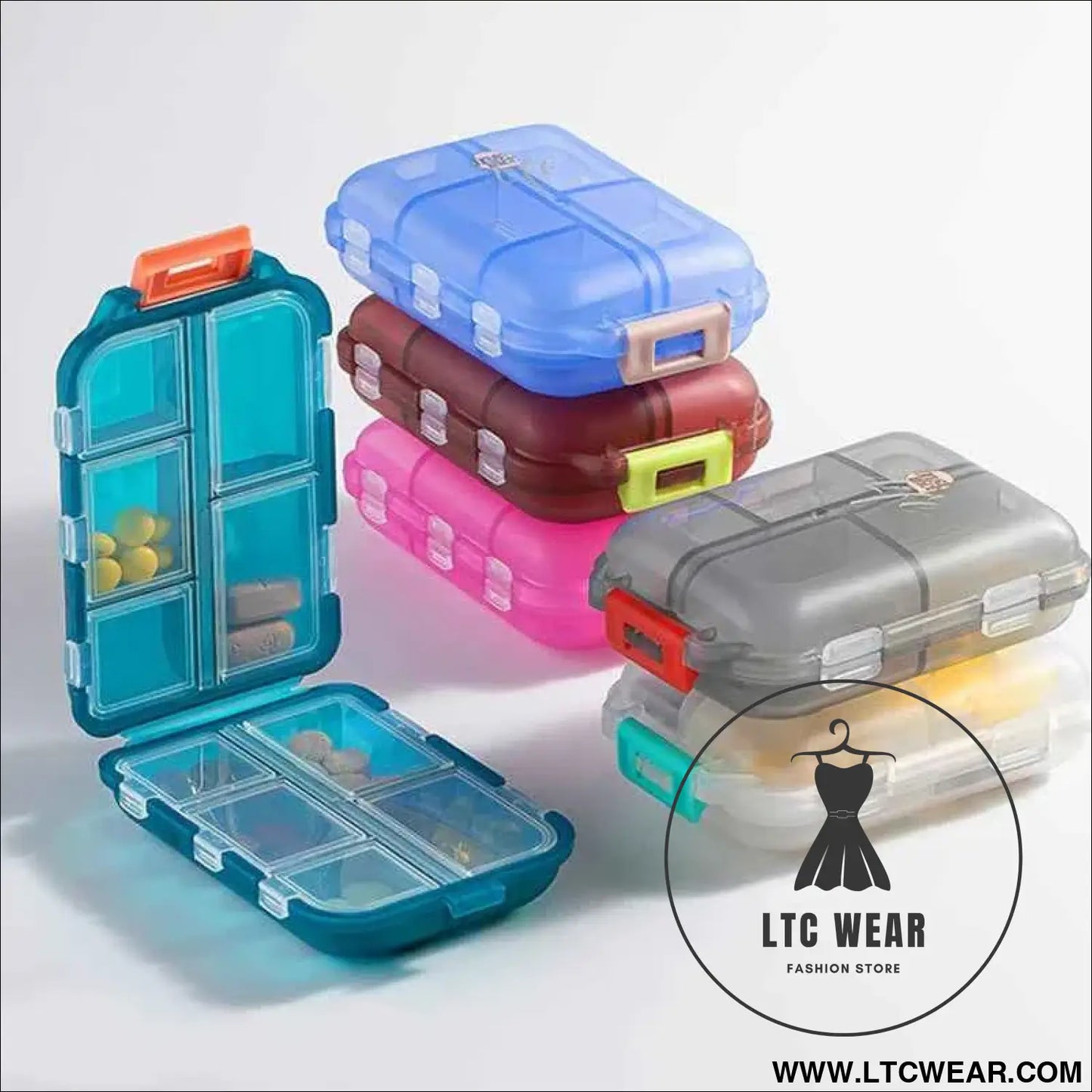 Portable Pill Storage Box: Perfect for Travel & Daily Needs