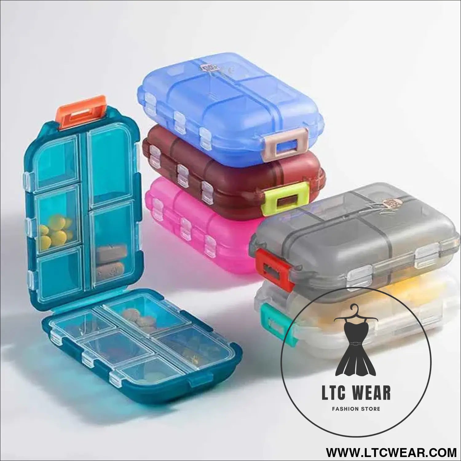 Portable Pill Storage Box: Perfect for Travel & Daily Needs