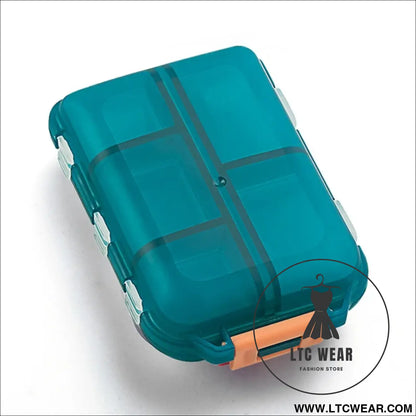 Portable Pill Storage Box: Perfect for Travel & Daily Needs - L.T.C Wear Online Fashion Store
