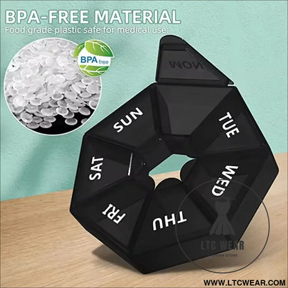 Portable Pill Storage Box: Perfect for Travel & Daily Needs - L.T.C Wear Online Fashion Store