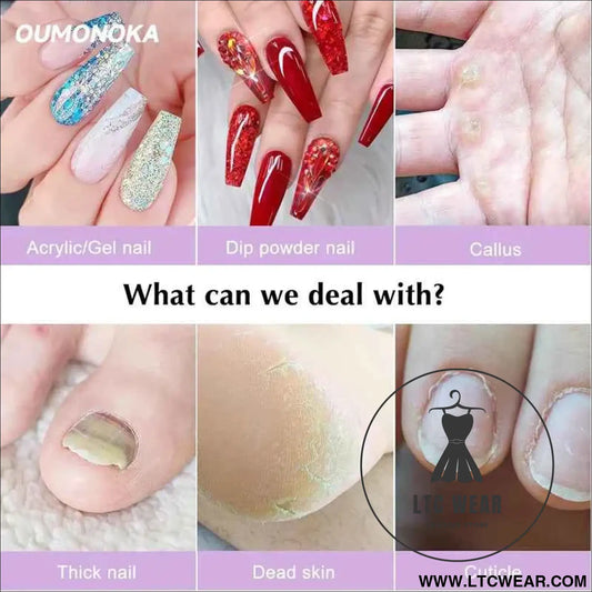 Precision Nail Drill Set for Professional Home Manicures