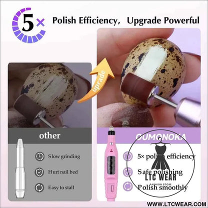 Precision Nail Drill Set for Professional Home Manicures