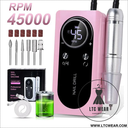 Precision Nail Drill Set for Professional Home Manicures - L.T.C Wear Online Fashion Store