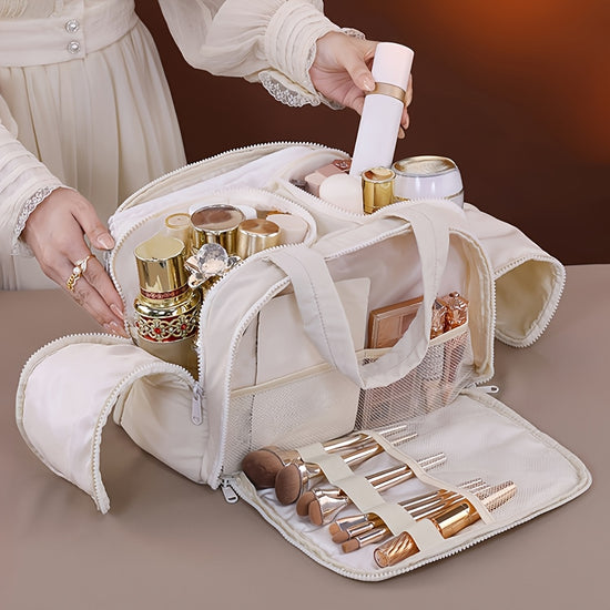 Large Capacity Portable Toiletry  Medicine Travel Organizer Bag