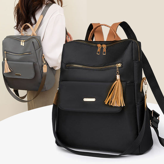 Chic Neutral Womens Backpack Casual School Travel