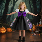 Princess puff sleeve a-line children’s gown halloween dress