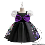 Princess puff sleeve a-line children’s gown halloween dress