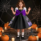 Princess puff sleeve a-line children’s gown halloween dress