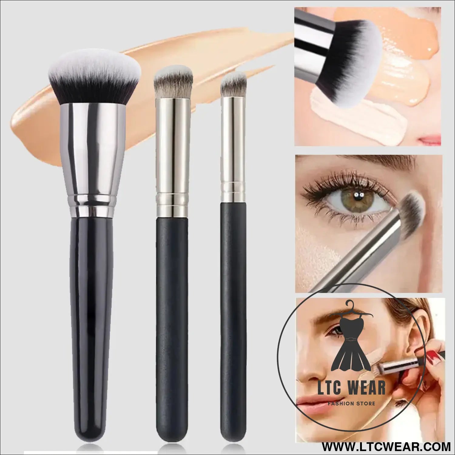 Professional Contour & Blusher Brush for Perfect Coverage - L.T.C Wear Online Fashion Store