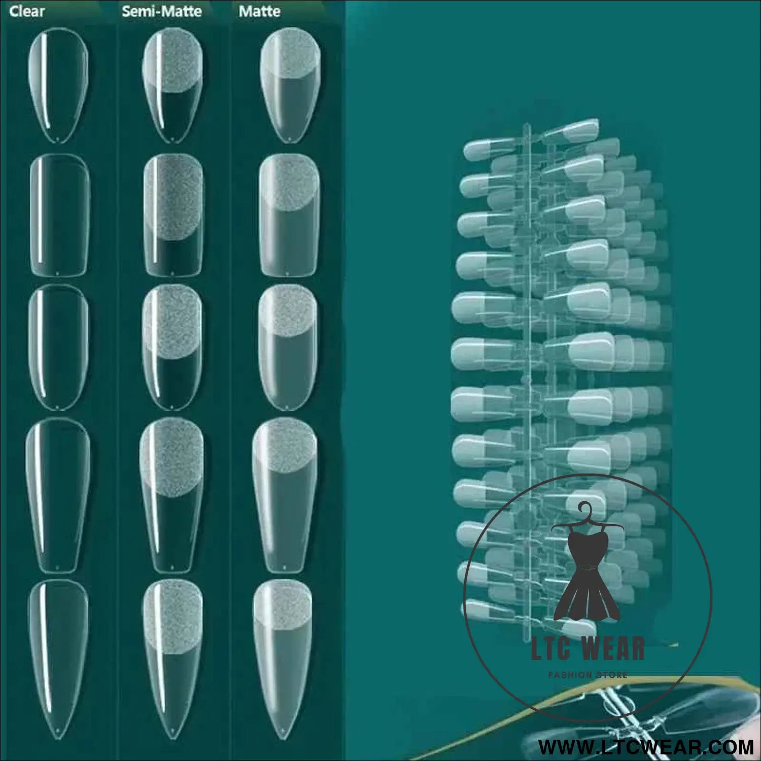 Professional Soft Gel Nail Tips - 120Pcs for DIY Extensions