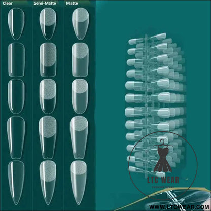 Professional Soft Gel Nail Tips - 120Pcs for DIY Extensions