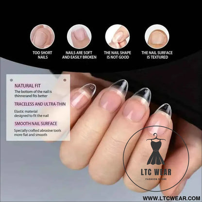 Professional Soft Gel Nail Tips - 120Pcs for DIY Extensions