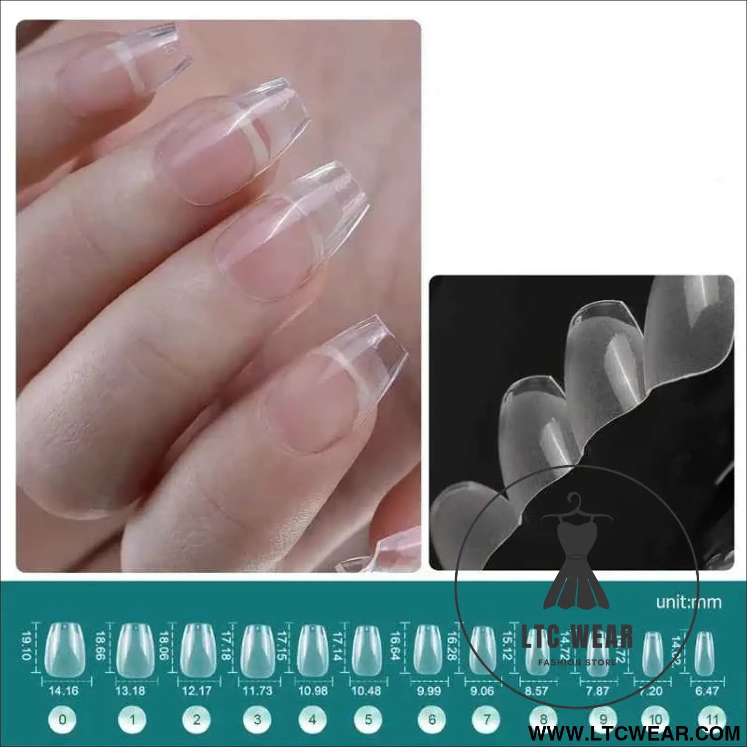 Professional Soft Gel Nail Tips - 120Pcs for DIY Extensions