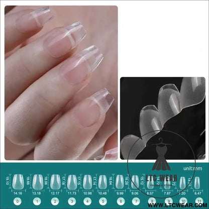 Professional Soft Gel Nail Tips - 120Pcs for DIY Extensions