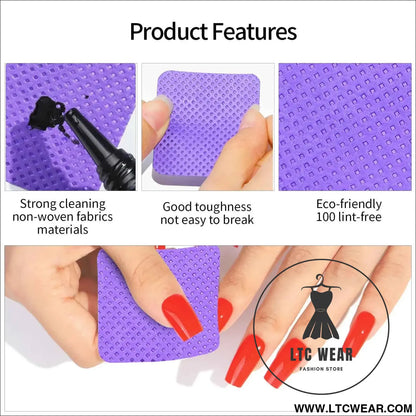 Professional UV Gel Remover Cotton Pads for Manicures