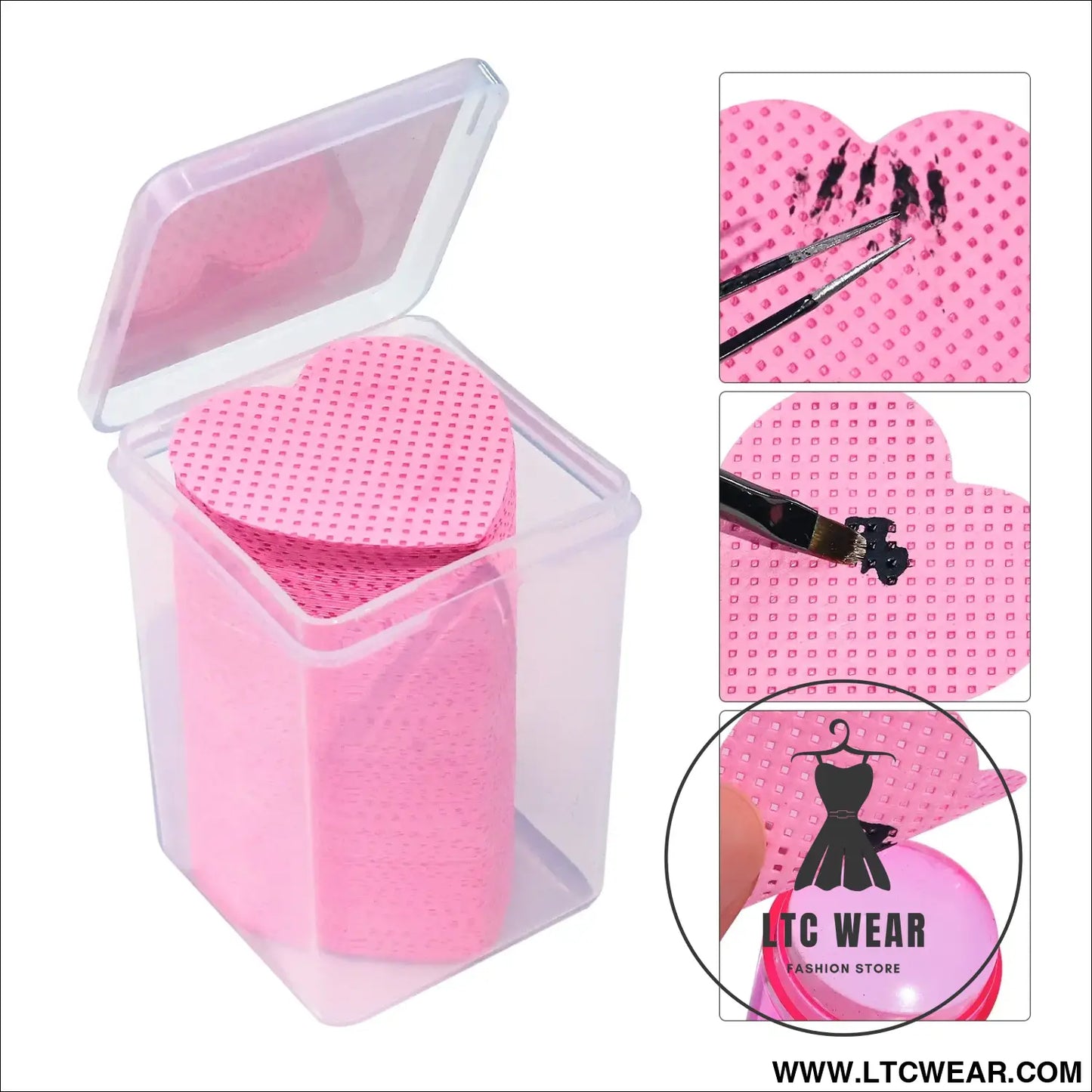Professional UV Gel Remover Cotton Pads for Manicures - L.T.C Wear Online Fashion Store
