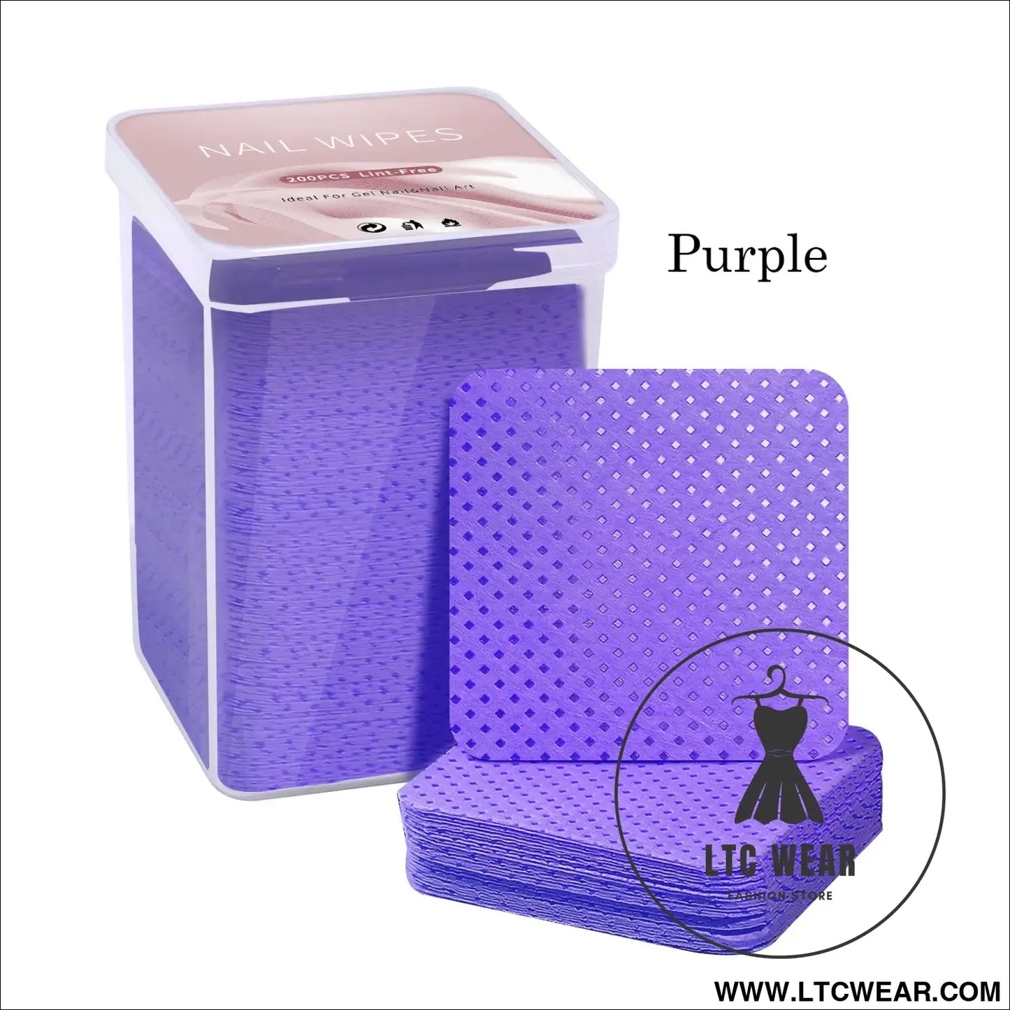 Professional UV Gel Remover Cotton Pads for Manicures - L.T.C Wear Online Fashion Store
