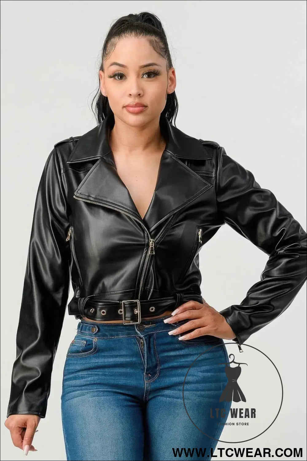 Pu Leather Jacket